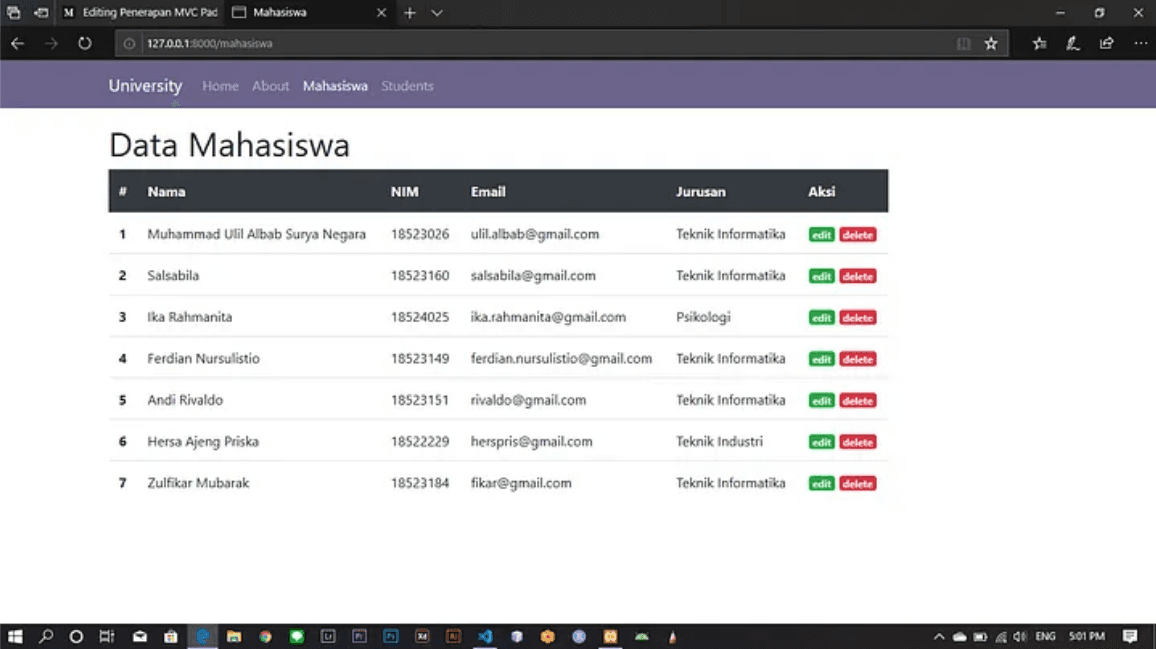 Cek status